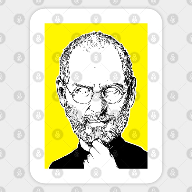 Steve Jobs Sticker by Tomib